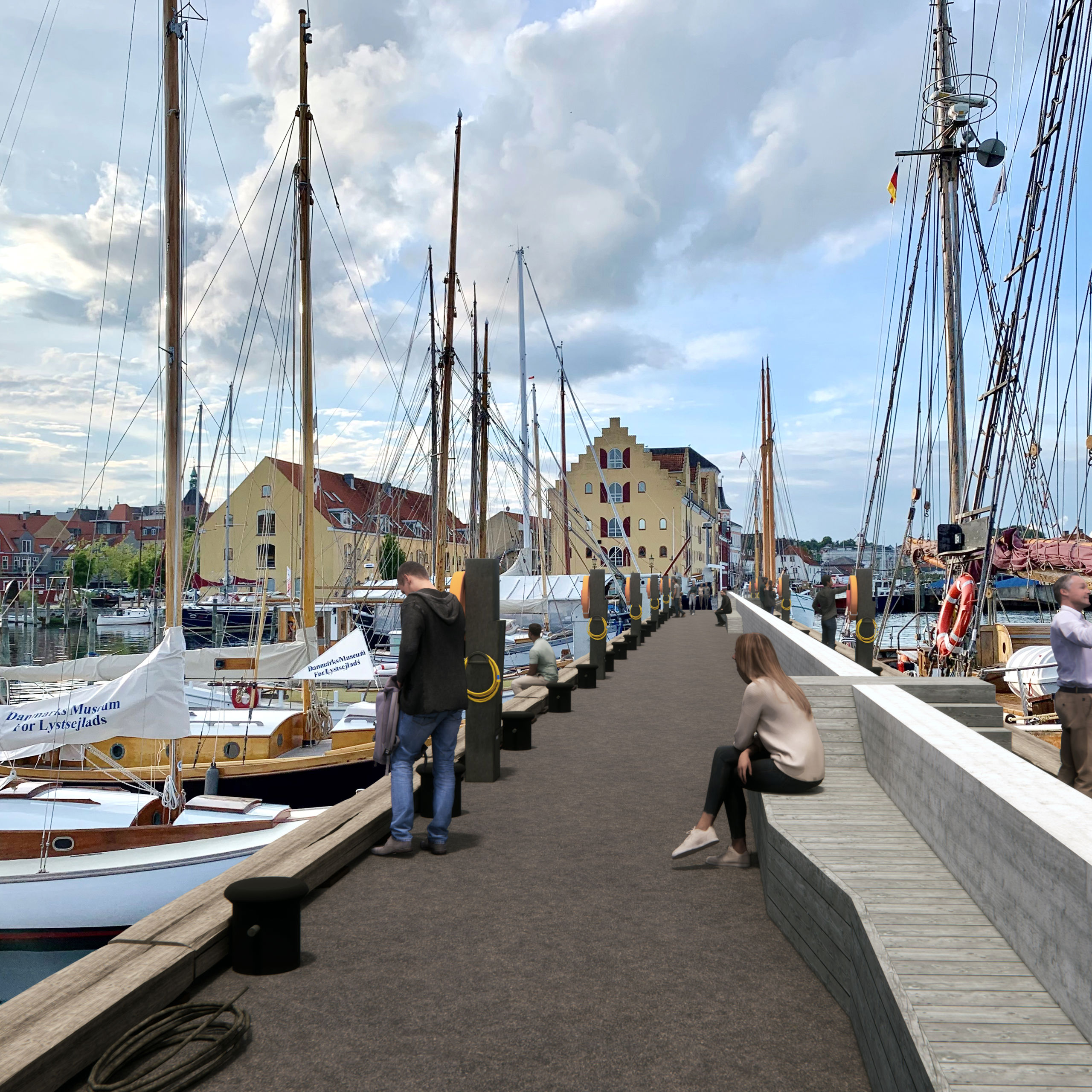 Visualisering af molen.