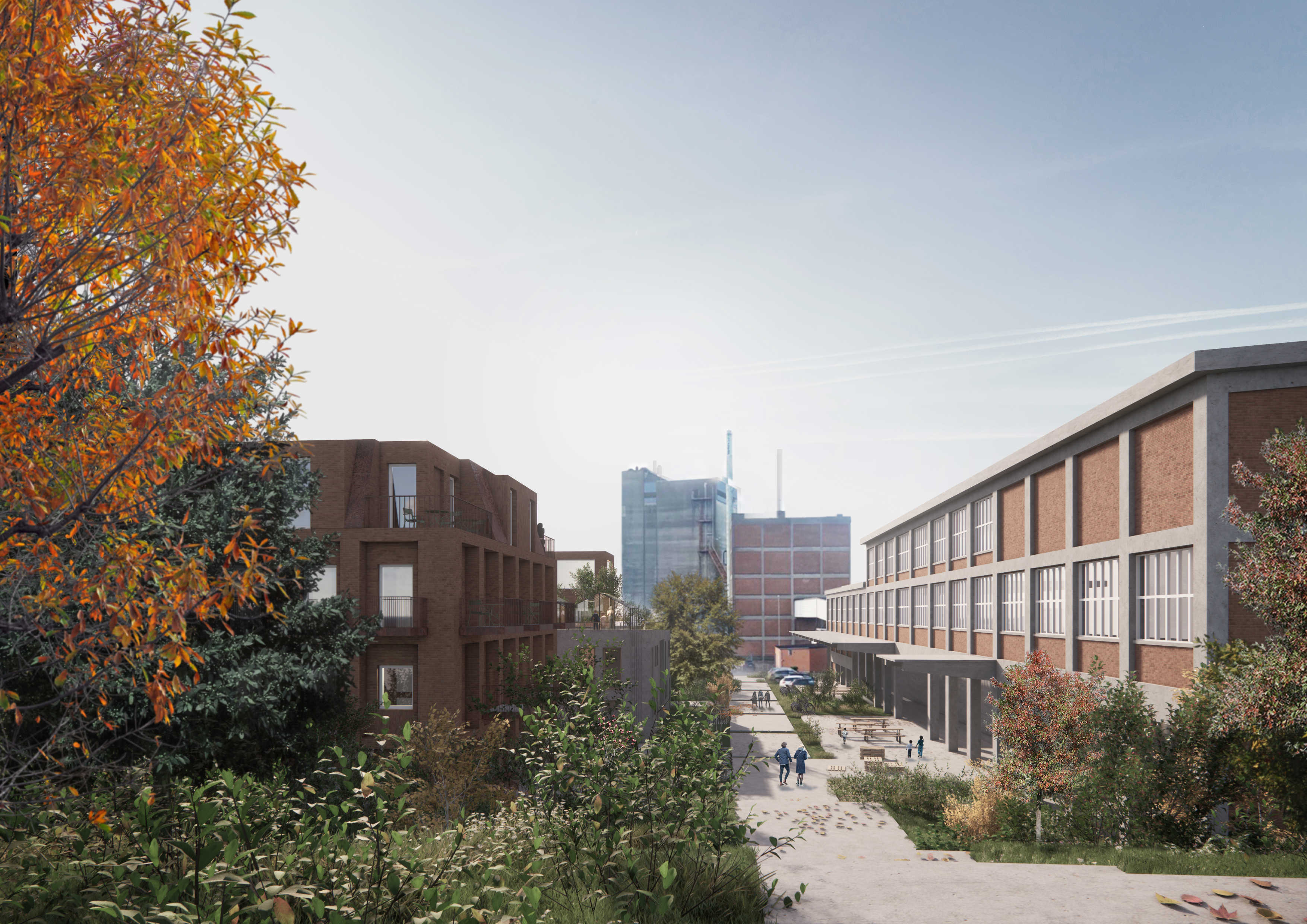 Visualisering af Østre Havnevej og Abildvej