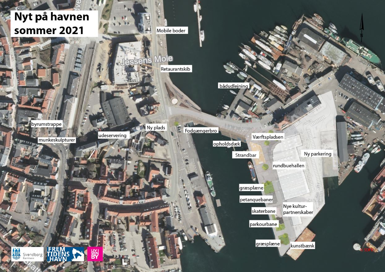 Kortoversigt over nyt på havnen 2021
