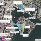 Oversigtskort over kommende byggeprojekter på Svendborg Havn 