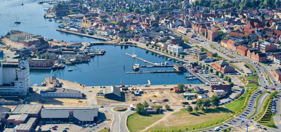 Luftfoto 2020 Svendborg Havn